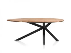 Eetkamertafel COLOMBO - Smoked Kikarhout Hout