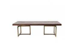 Salontafel CLASS - Acacia Wood/Brass Hout