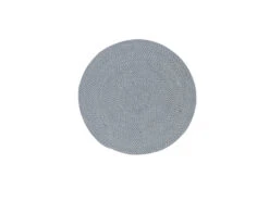 Rond Tapijt MADEIRA - Antraciet/grijs/wit Antraciet