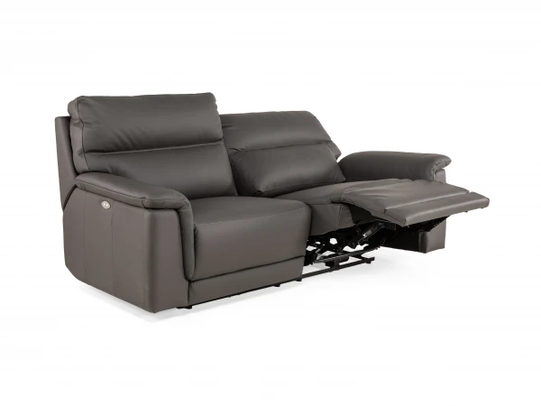 3-zit Met 2 Elektrische Relaxen SETTE - Grijs Grijs 4 3-zit Met 2 Elektrische Relaxen SETTE - Grijs Grijs - Afbeelding 4