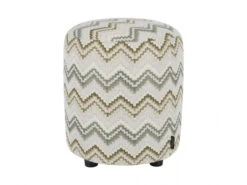 Poef Rond LUSH - Olijf Groen