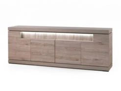Dressoir ETNA Groot - Millenium Oak Light Grey Hout