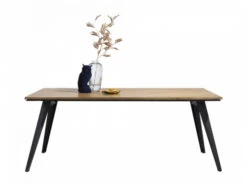 Eetkamertafel CITY - Railway Brown Hout