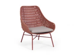 Loungestoel ABELI - Terracotta Roze