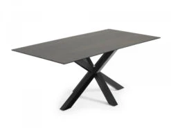 Tafel ARGO - Keramiek/metaal Donkerbruin