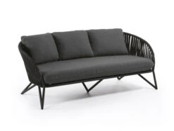 3-zit Loungezetel BRANZIE - Zwart Zwart