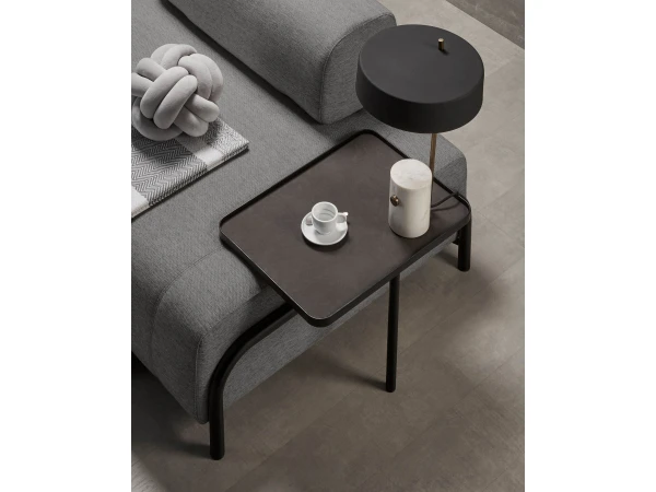 3-zit Zetel COMPO Met Dienblad - Donkergrijs Grijs 9 3-zit Zetel COMPO Met Dienblad - Donkergrijs Grijs - Afbeelding 9