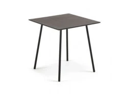 Tuintafel MATHIS - Zwart Zwart