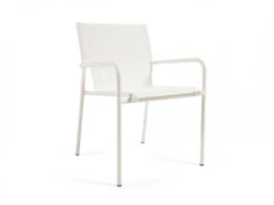 Aluminium Tuinstoel ZALTANA - Wit Wit