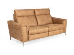 3-zit Met 2 Elektr. Relaxen NEPAL - Cognac Cognac