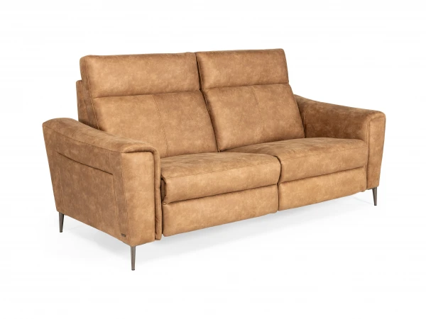 3-zit Met 2 Elektr. Relaxen NEPAL - Cognac Cognac 1 3-zit Met 2 Elektr. Relaxen NEPAL - Cognac Cognac