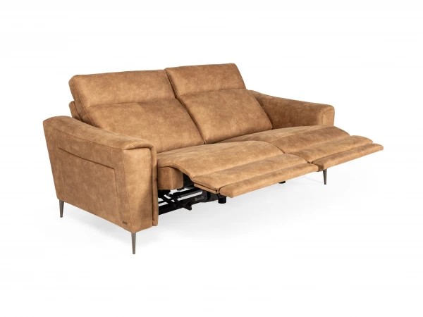 3-zit Met 2 Elektr. Relaxen NEPAL - Cognac Cognac 3 3-zit Met 2 Elektr. Relaxen NEPAL - Cognac Cognac - Afbeelding 3