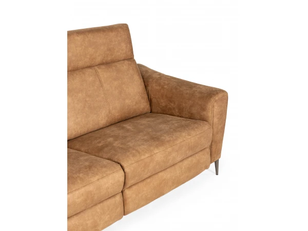 3-zit Met 2 Elektr. Relaxen NEPAL - Cognac Cognac 12 3-zit Met 2 Elektr. Relaxen NEPAL - Cognac Cognac - Afbeelding 12