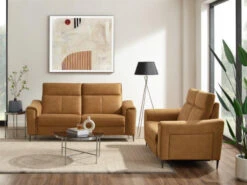 3-zit Met 2 Elektr. Relaxen NEPAL - Cognac Cognac 31 3-zit Met 2 Elektr. Relaxen NEPAL - Cognac Cognac -Meubels Voor Thuis modulax nepal 69542