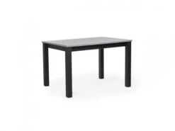 Uitschuiftafel VALENCIA - Betonlook/Zwart Grijs