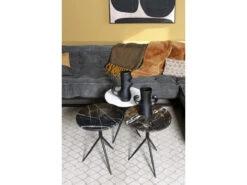 Bijzettafel DANA - Wit Marmer Wit -Meubels Voor Thuis pomax dana 41762