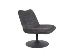 Zuiver Loungechair BUBBA - Donker Grijs Grijs